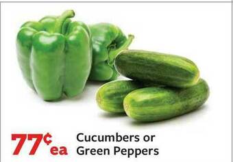 Fareway Cucumbers Or Green Peppers offer