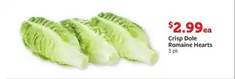Fareway Crisp Dole Romaine Hearts offer
