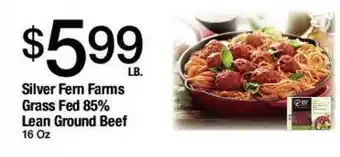 Jons International Silver Ferm Farms Grass 85% Lean Ground Beef offer