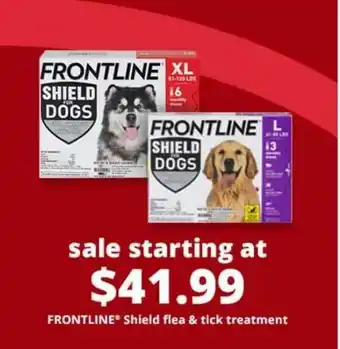 Pet Smart Frontline Shield Dogs offer