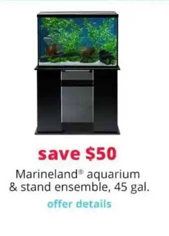Pet Smart Marineland Aqurium & Stand Ensemble offer