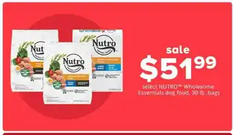 Pet Smart Nutro Wholesome Essentials offer