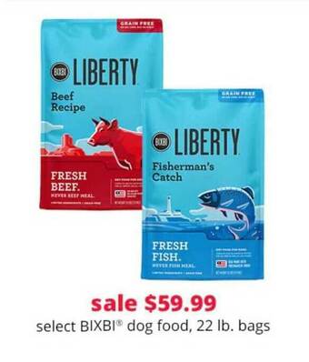 Pet Smart Bixbi Dog Food offer