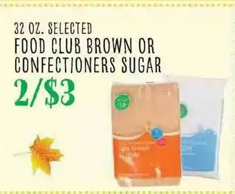 The Markets Food Club Brown Or Confectioners Sugar offer