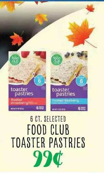 The Markets Food Club Toaster Pastries offer