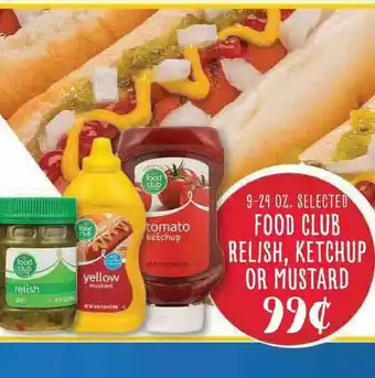 The Markets Food Club Relish, Ketchup Or Mustard offer