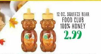 Food Club 100% Honey