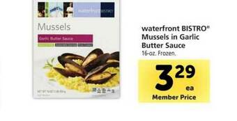 Vons Waterfront Bistro® Mussels In Garlic Butter Sauce offer