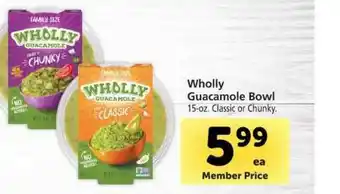Vons Wholly Guacamole Bowl offer
