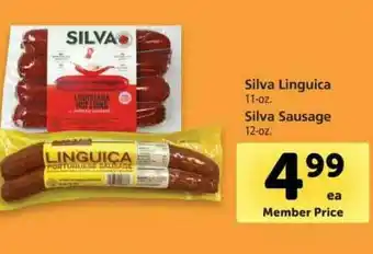 Vons Silva Linguica Or Silva Sausage offer