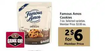 Vons Famous Amos Cookies offer