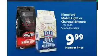 Vons Kingsford Match Light Or Charcoal Briquets offer