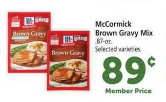 Vons McCormick Brown Gravy Mix offer