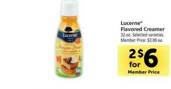 Vons Lucerne® Flavored Creamer offer