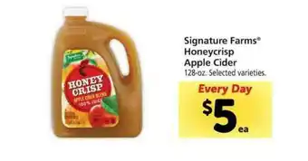 Vons Signature Farms® Honeycrisp Apple Cider offer