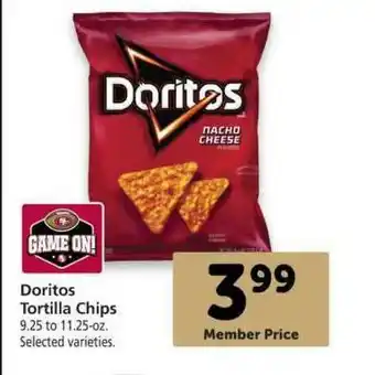 Vons Doritos Tortilla Chips offer