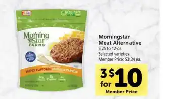 Vons Morningstar Meat Alternative offer
