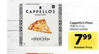Vons Cappello's Pizza offer