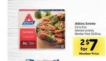 Vons Atkins Entrèe offer