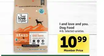 Vons I And Love And You Dog Food offer