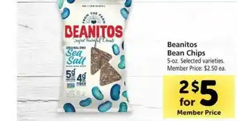 Vons Beanitos Bean Chips offer