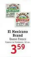 Foodarama El Mexicano Brand Queso Fresco offer