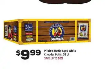 Grocery Outlet Pirate's Booty Aged White Cheddar Puffs offer