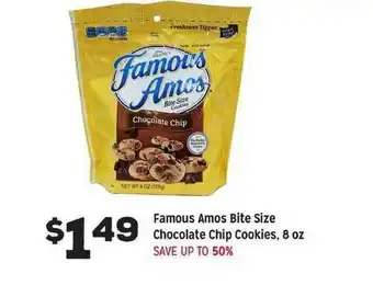 Grocery Outlet Famous Amos Bite Size Chocolate Chip Cookies offer