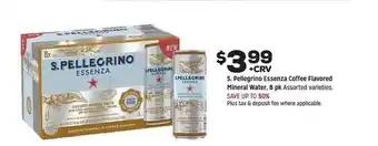 Grocery Outlet S. Pellegrino Essenza Coffee Flavored Mineral Water offer