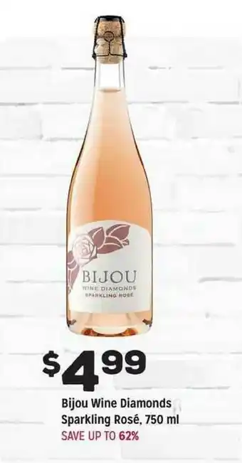 Grocery Outlet Bijou Wine Diamonds Sparkling Rosé offer