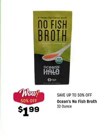 Grocery Outlet Ocean's No Fish Broth offer