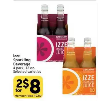 Pavilions Izze Sparkling Beverage offer