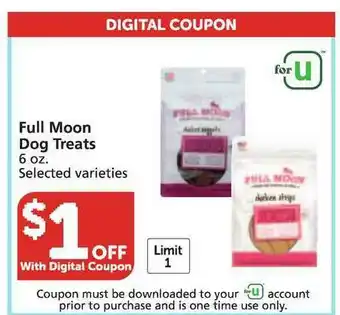 Pavilions Full Moon Dog Treats offer