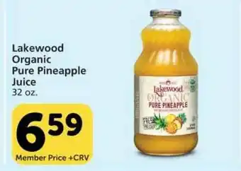 Pavilions Lakewood Organic Pure Pineapple Juice offer