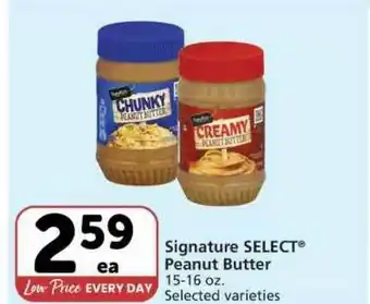 Pavilions Signature Select® Peanut Butter offer