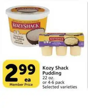 Pavilions Kozy Shack Pudding offer