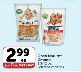Pavilions Open Nature® Granola offer