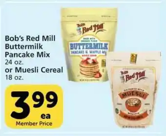 Pavilions Bob's Red Mill Buttermilk Pancake Mix offer