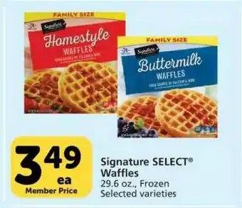Pavilions Signature Select® Waffles offer
