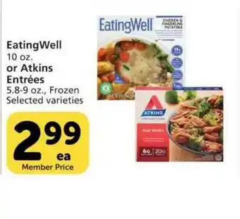 Pavilions Eating Well Or Atkins Entrées offer