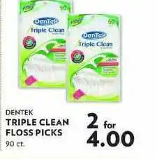Dentek Triple Clean Floss Picks