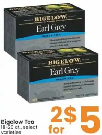 Albertsons Bigelow Tea offer