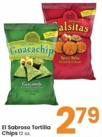 Albertsons El Sabroso Tortilla Chips 12 oz offer