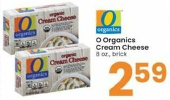 Albertsons O Organics Cream Cheese 8 oz offer