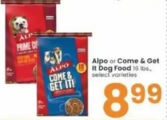 Albertsons Alpo Or Come & Get It Dog Food offer