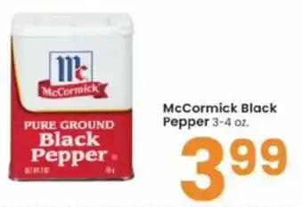 Albertsons McCormick Black Pepper 3-4 oz offer