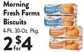 Compare Foods Morning Fresh Farms Biscuits offer