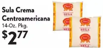Compare Foods Sula Crema Centroamericana 14 oz offer