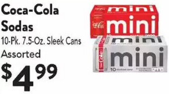 Compare Foods Coca-Cola Sodas offer