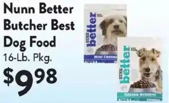 Nunn Better Butcher Best Dog Food